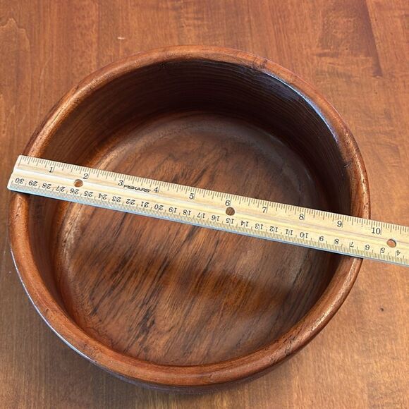 MCM Teak Salad Bowl - Picture 5 of 6